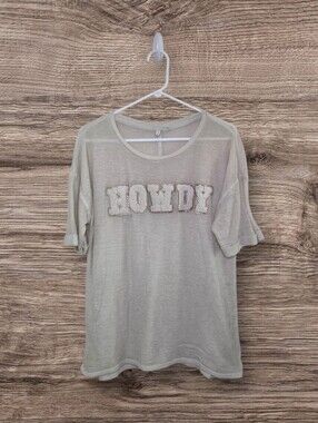Women's Cato Howdy T-shirt Sz Medium